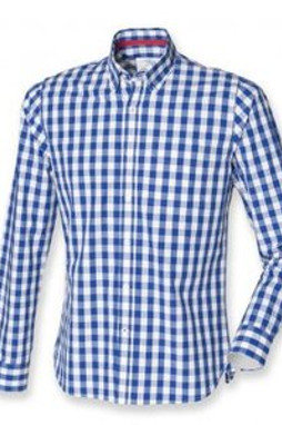 Front Row FR500 - Long Sleeve Checked Cotton Shirt