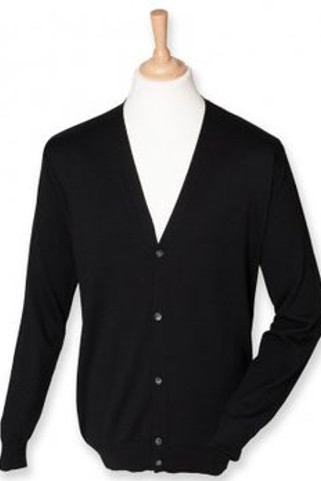 Henbury H722 - Lightweight Cotton Acrylic V Neck Cardigan