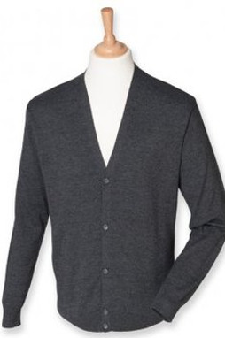 Henbury H722 - Lightweight Cotton Acrylic V Neck Cardigan