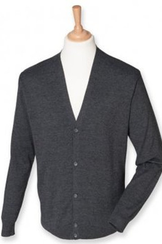 Henbury H722 - Lightweight Cotton Acrylic V Neck Cardigan