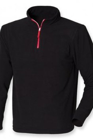 Finden & Hales LV570 - Piped Zip Neck Fleece