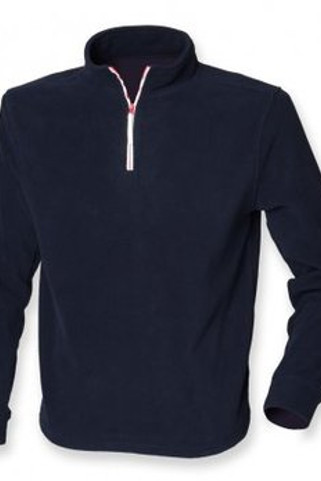 Finden & Hales LV570 - Piped Zip Neck Fleece