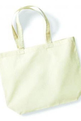 Westford mill W125 - Eco-Friendly Large Tote Bag with Long Straps