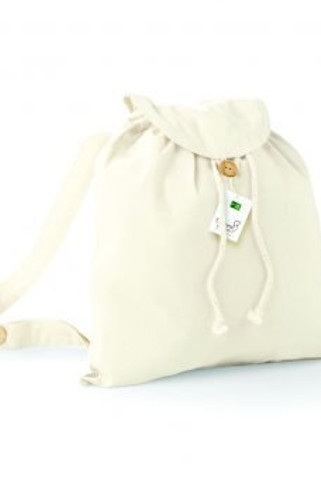 Westford mill W185 - Eco-Friendly Organic Cotton Festival Backpack