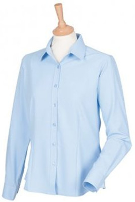 Henbury H591 - Ladies Long Sleeve Anti-Bac Shirt