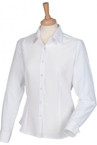 Henbury H591 - Ladies Long Sleeve Anti-Bac Shirt