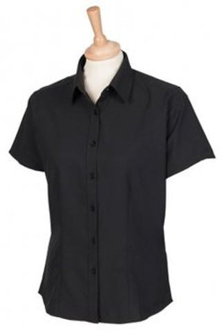 Henbury H596 - Ladies Short Sleeve Anti-bac Wicking Shirt