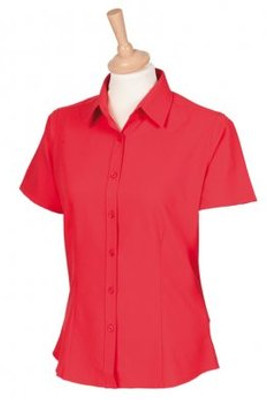 Henbury H596 - Ladies Short Sleeve Anti-bac Wicking Shirt