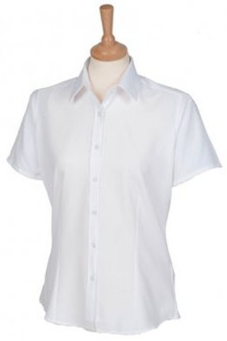 Henbury H596 - Ladies Short Sleeve Anti-bac Wicking Shirt