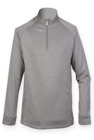 Henbury H862 - Performance Zip Neck Top with Fleece Lining