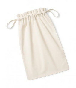 Westford mill W118 - Eco-Friendly Organic Cotton Drawstring Storage Bags