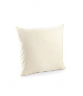 Westford mill W350 - Fairtrade Cotton Canvas Cushion Cover with Zip