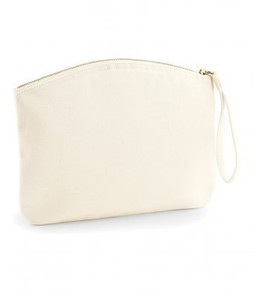Westford mill W820 - Eco-Friendly Organic Cotton Wristlet Pouch
