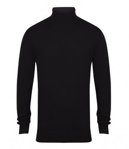 Henbury H727 - Eleganter Feinstrick Rollkragenpullover
