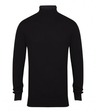 Henbury H727 - Elegant Fine Knit Roll Neck Sweater