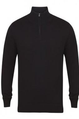 Henbury H729 - Zip Neck Sweater