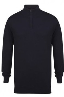 Henbury H729 - Zip Neck Sweater