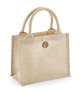 Westford mill W441 - Eco-Friendly Juco Mini Gift Bag with Cotton Handles