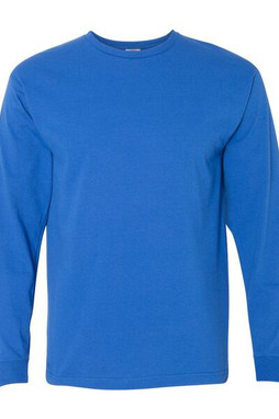 Bayside 5060 - USA-Made 100% Cotton Long Sleeve T-Shirt