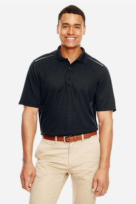 Core 365 88181R - Polo Performance Homme avec Piping Réfléchissant