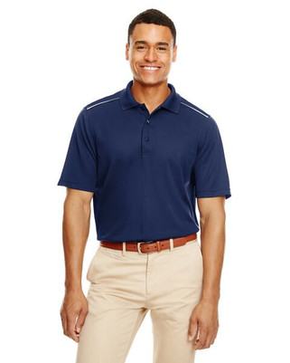 Core 365 88181R - Polo Performance Homme avec Piping Réfléchissant