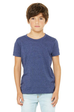 Bella+Canvas 3001Y - T-shirt à manches courtes en jersey pour les jeunes