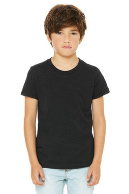 Bella+Canvas 3001Y - T-shirt à manches courtes en jersey pour les jeunes