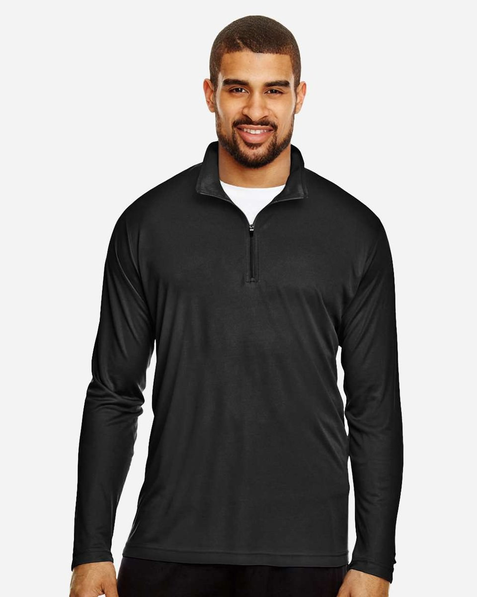 Team 365 TT31 - Men's Zone Performance Quarter-Zip - Black