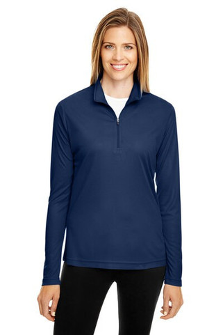 Team 365 TT31W - Gilet Zone Performance Quarter-Zip pour femme