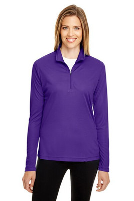 Team 365 TT31W - Gilet Zone Performance Quarter-Zip pour femme