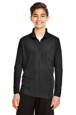 Team 365 TT31Y - Gilet Zone Performance Quarter-Zip pour les jeunes