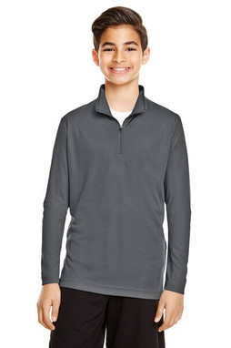 Team 365 TT31Y - Gilet Zone Performance Quarter-Zip pour les jeunes