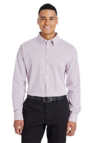 Devon & Jones DG540 - Mens CrownLux Performance Micro Windowpane Shirt