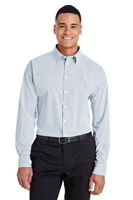 Devon & Jones DG540 - Men's CrownLux Performance Micro Windowpane Shirt