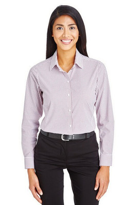 Devon & Jones DG540W - Ladies CrownLux Performance Micro Windowpane Shirt