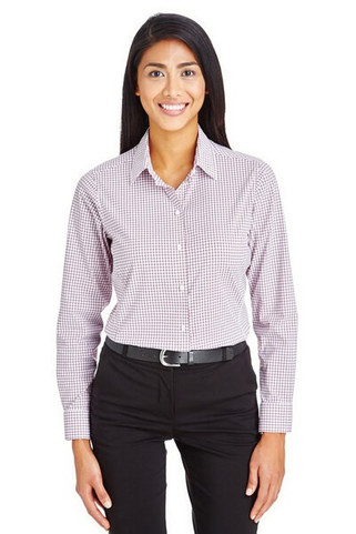 Devon & Jones DG540W - Ladies CrownLux Performance Micro Windowpane Shirt