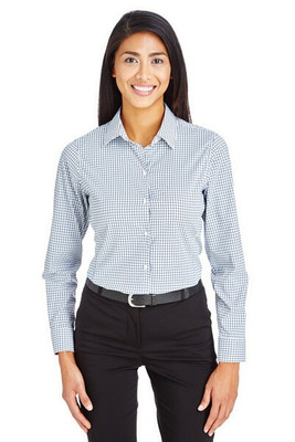 Devon & Jones DG540W - Ladies CrownLux Performance Micro Windowpane Shirt