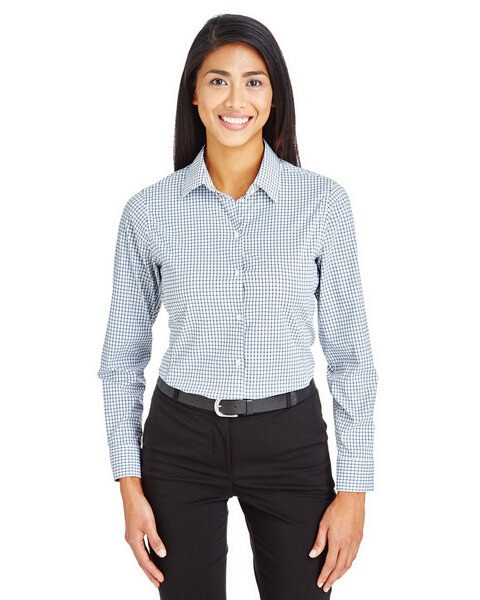 Devon & Jones DG540W - Ladies CrownLux Performance Micro Windowpane Shirt