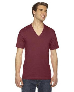 American Apparel 2456W - Unisex Fine Jersey Short-Sleeve V-Neck T-Shirt