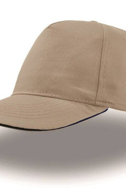 Atlantis AT004 - Moderne 5-Panel Kasket med Velcro Lukning