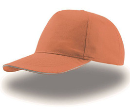 Atlantis AT004 - Atlantis 5-Panel Cotton Cap with Reinforced Front