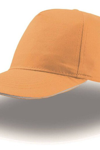 Atlantis AT004 - Καπέλο 5-Panel από Βαμβάκι με Ενισχυμένο Μπροστινό Μέρος Atlantis