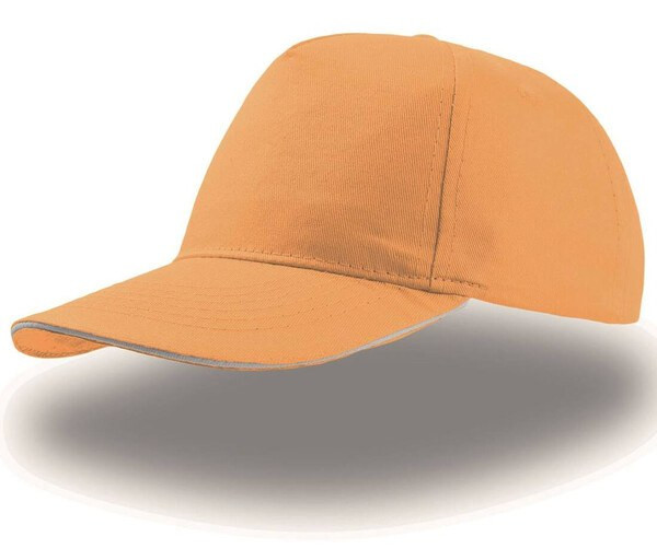 Atlantis AT004 - Atlantis 5-Panel Cotton Cap with Reinforced Front