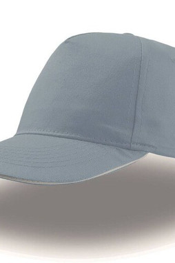 Atlantis AT004 - Atlantis 5-Panel Cotton Cap with Reinforced Front