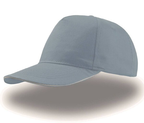 Atlantis AT004 - Atlantis 5-Panel Cotton Cap with Reinforced Front