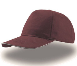 Atlantis AT004 - Atlantis 5-Panel Cotton Cap with Reinforced Front