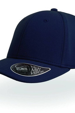 Atlantis AT059 - Casquette 6 Pans Mid Visor Jersey