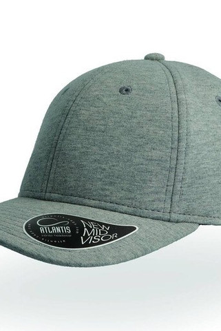 Atlantis AT059 - Casquette 6 Pans Mid Visor Jersey
