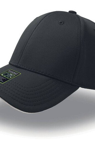 Atlantis AT064 - 6-panel cap in bamboo/polyester blend