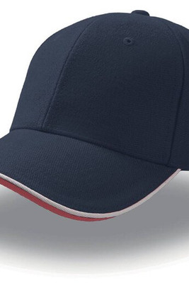 Atlantis AT077 - Casquette 6 Pans Contrastée